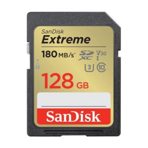 Tarjeta memoria secure digital sdxc 128gb sandisk extreme clase 10 uhs - i u3