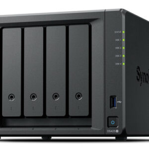 Servidor nas synology ds425+ 2gb 4 bahias raid ethernet 2.5 gigabit