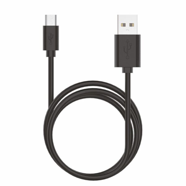 Cable USB Compatible COOL Universal (micro-usb) 1.2 metros Negro 2.4 Amp - Imagen 2