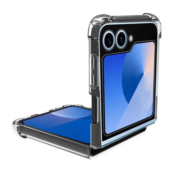 Carcasa COOL para Samsung F741 Galaxy Z Flip 6 / Z Flip 7 FE AntiShock Transparente - Imagen 2