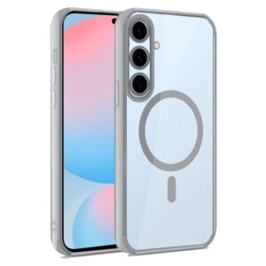 Carcasa COOL para Samsung S721 Galaxy S24 FE Magnética Borde Plata