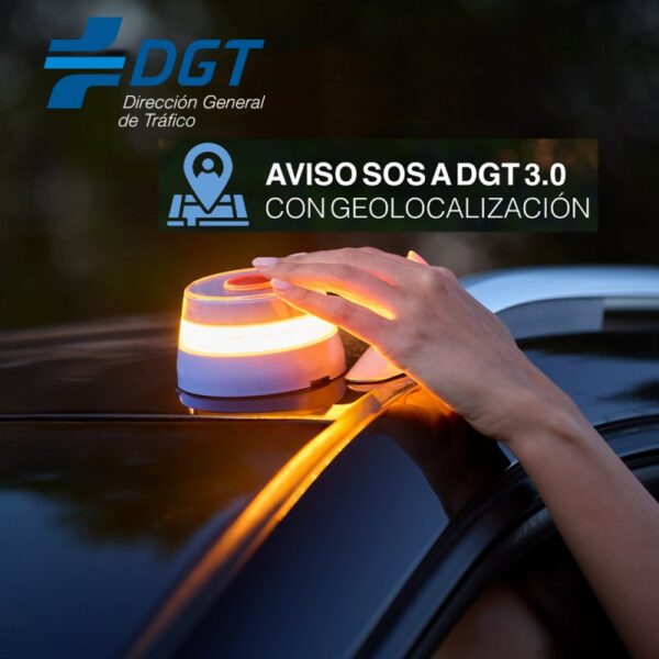 Luz Baliza Conectada (Homologada DGT) COOL Safetytech - Imagen 2