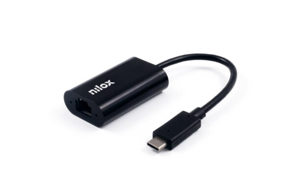 Cable adaptador nilox usb tipo c a ethernet macho - hembra