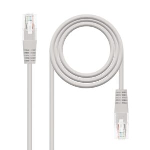 Cable red nanocable latiguillo rj45 utp cat6 1m gris