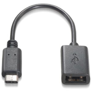 Cable usb tipo c a usb 2.0 nanocable 0.15m -  macho - hembra -  negro