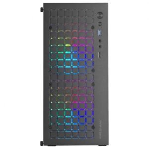 Caja ordenador mars gaming mccore matx frgb cristal templado negro