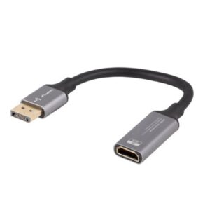 Adaptador 8k displayport a hdmi lanberg 20cm -  macho - hembra