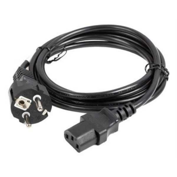 Cable schuko a c13 lanberg 1.8m -  hembra - hembra -  negro
