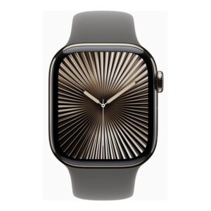 Smartwatch apple watch series 10 gps + cell 42mm natural titanium m - l