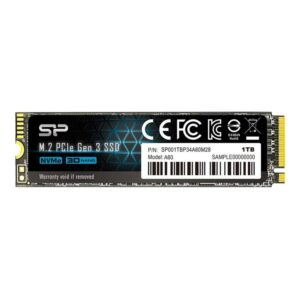 Disco duro interno ssd silicon power p34a60 1tb m.2 pci express