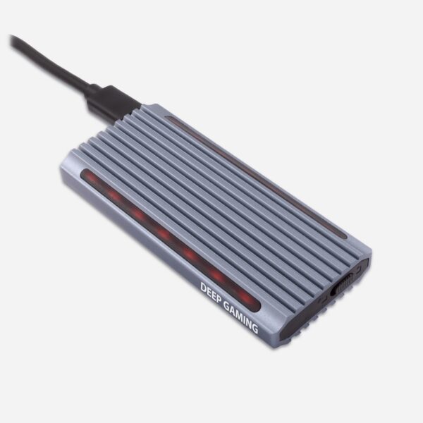 Mini carcasa disco ssd coolbox gaming dg - mcm - nvme1 nvme m.2 usb 3.1 gen 2 rgb