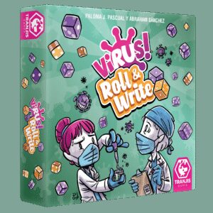 Juego de mesa virus! roll & write