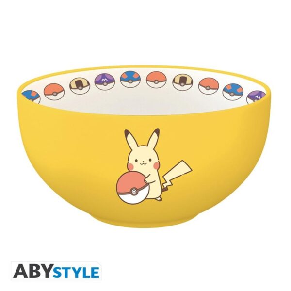 Bowl abystyle pokemon pikachu electric type 600ml
