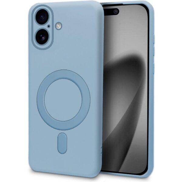 Carcasa COOL para iPhone 17 Magnética Cover Celeste