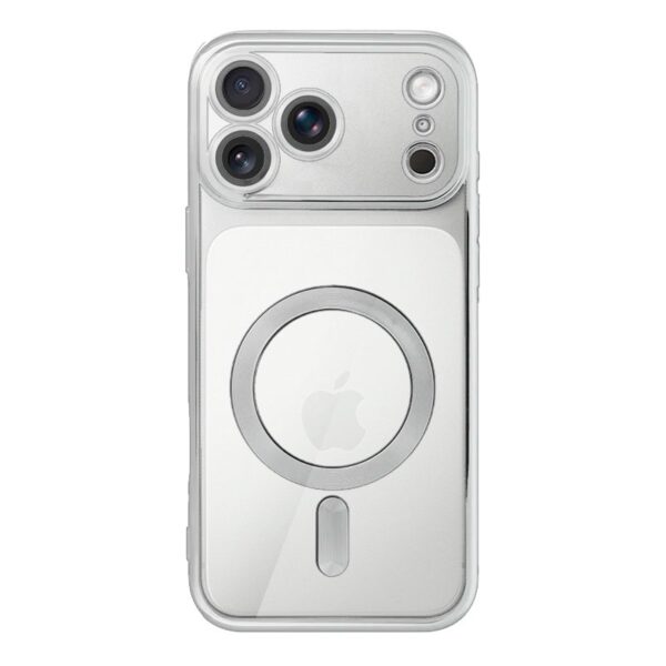 Carcasa COOL para iPhone 17 Pro Magnética Borde Plata - Imagen 2