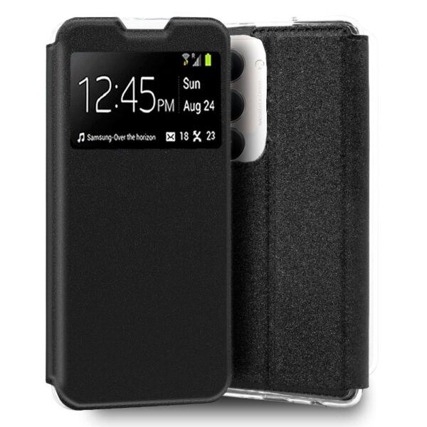 Funda COOL Flip Cover para Xiaomi Redmi 15 Liso Negro