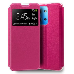 Funda COOL Flip Cover para Xiaomi Redmi 15C Liso Rosa