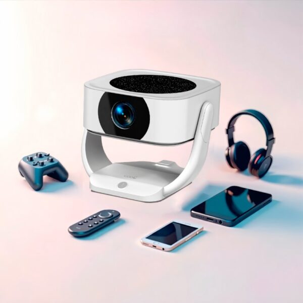 Proyector Compacto 3500 Lúmenes COOL Onix Altavoz Integrado + HDMI / USB + Wifi Mirror (Blanco) - Imagen 2