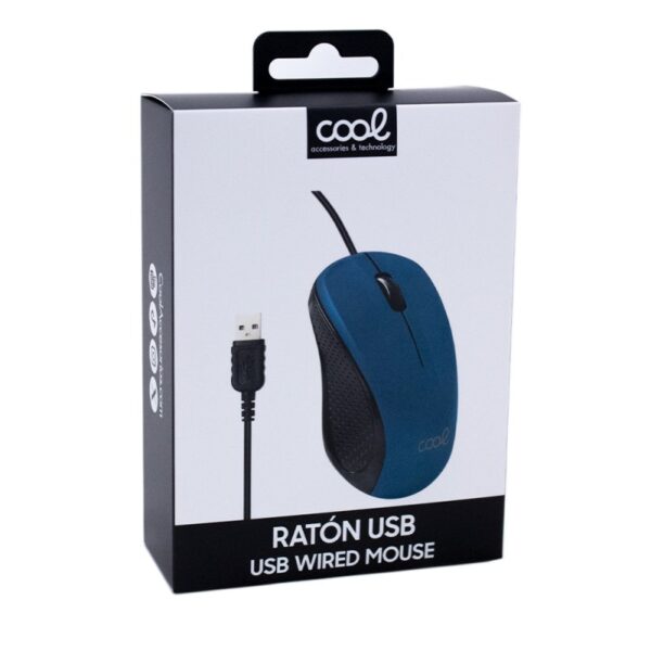 Ratón COOL USB Wired Azul - Imagen 2