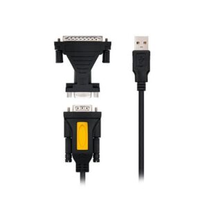 Cable conversor nanocable usb - a a rs232 1.8m -  macho - macho -  incluye adaptador db9(h) a db25(m)