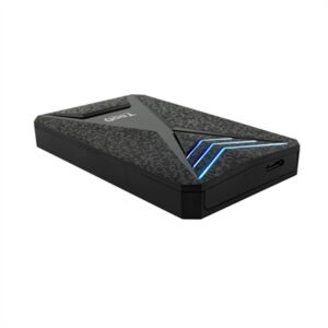 Caja externa gaming tooq tqe - 2550bl para hdd - ssd 2.5 pulgadas 9.5mm sata 3 usb 3.0 - 3.1 negro