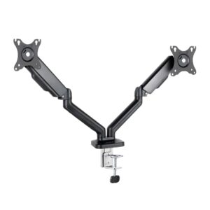 Soporte mesa tooq 2 brazos hasta 32 pulgadas 100x100 max 9kg