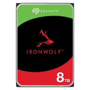 Disco duro interno hdd seagate ironwolf nas st8000vn002 8tb 3.5 pulgadas 5400rpm -  256mb -  sata 6gb - s