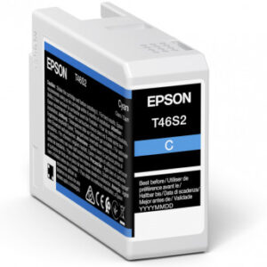 Cartucho tinta epson cyan t46s2 ultrachrome pro 10 ink 25ml sc - p700