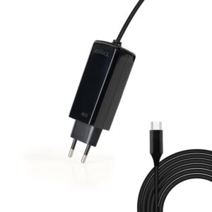 Cargador de pared tooq tqlc - usbcgan65pd - c 65w usb tipo c negro