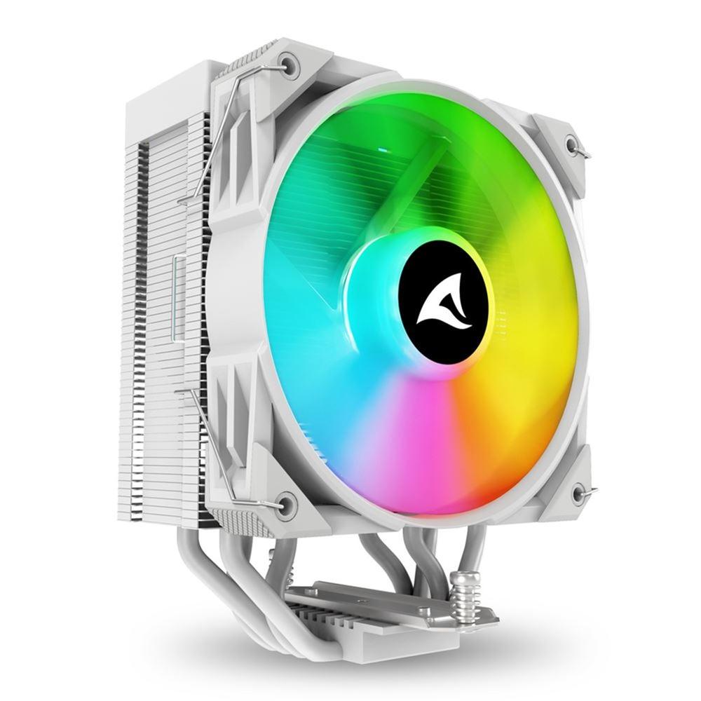 Ventilador cpu sharkoon a40 rgb 120mm blanco