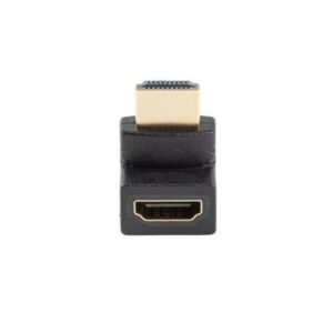 Adaptador hdmi 4k lanberg macho - hembra angulo arriba