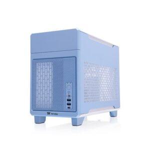 Caja ordenador gaming thermaltake tr100 matx azul