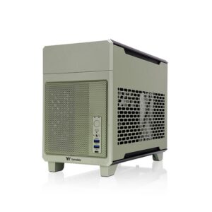 Caja ordenador gaming thermaltake tr100 matx verde