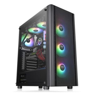 Caja ordenador gaming thermaltake v250g argb air atx cristal templado negra