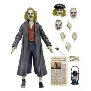 Ultimate beetlejuice tour guide the bio - exorcist scale action fig. 18 cm beetlejuice 1988