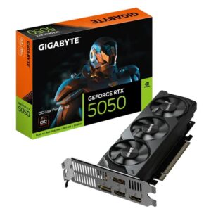 Tarjeta grafica gigabyte rtx 5050 oc lp 8gb gddr6 -  2x hdmi -  2x dp pci express 5.0