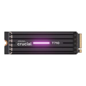 Disco duro interno solido ssd crucial t710 1tb m.2 nvme pci express 5.0
