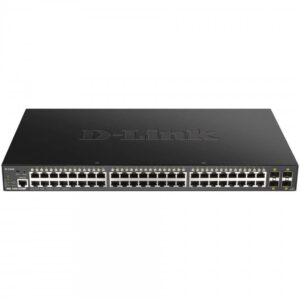 Switch d - link 52 puertos gestionable 48 gigabit ethernet 10 - 100 - 1000 poe 4 sfp