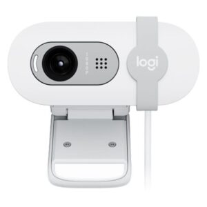 Webcam logitech brio 100 blanco full hd -  usb