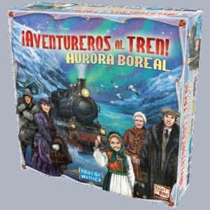 Juego de mesa ¡aventureros al tren! aurora boreal