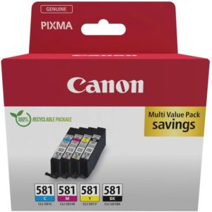 Multipack tinta canon cli - 581 bk - c - m - y
