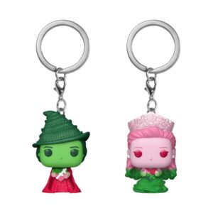Funko pop keychain llavero cine wicked elphaba thropp & glinda upland