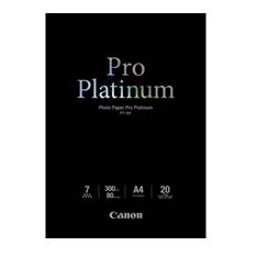 Papel fotografico canon pro platinum pt - 101 a4  20 hojas