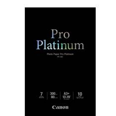Papel fotografico canon pro platinum pt - 101 a3  10 hojas 300gr