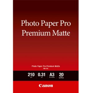 Papel fotografico canon premium matte tinta iimpresion -  a3 -  297x420mm -  20 hojas