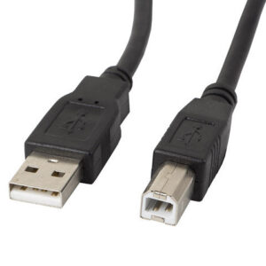 Cable impresora lanberg usb a -  usb b macho - macho ferrita negro 0.5 m