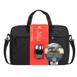Maletin rivacase 8038 para portatil 15.6 pulgadas + mouse raton inalambrico