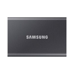 Disco duro externo ssd samsung 2tb pssd t7 nvme externo gris usb tipo c
