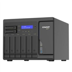 Servidor nas qnap ts - h886 - d1602 - 8g nas 4+2 - bay 4x2.5gbe