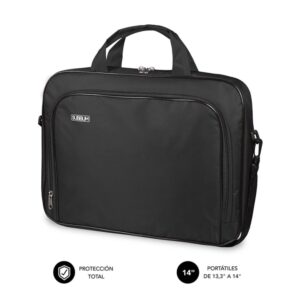 Maletin subblim oxford para portatil 13.3 pulgadas - 14 pulgadas negro
